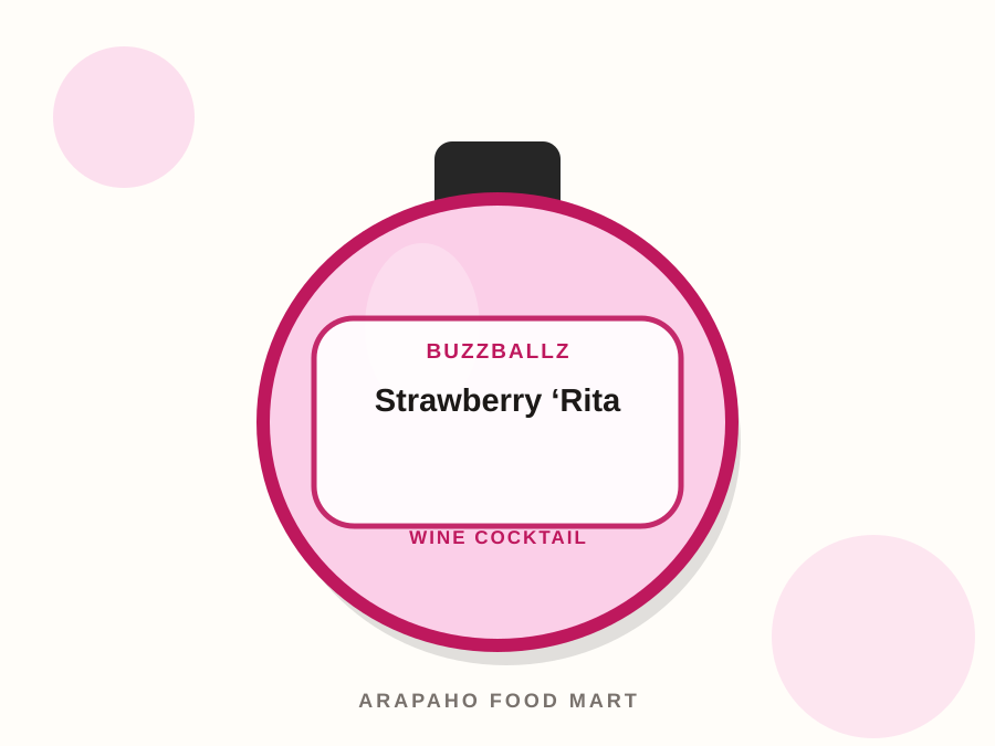 BuzzBallz Biggies - Strawberry ‘Rita product photo