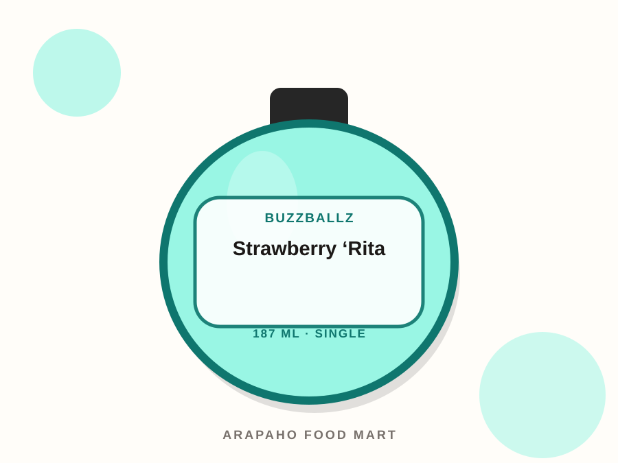 BuzzBallz Chillers Strawberry ‘Rita product