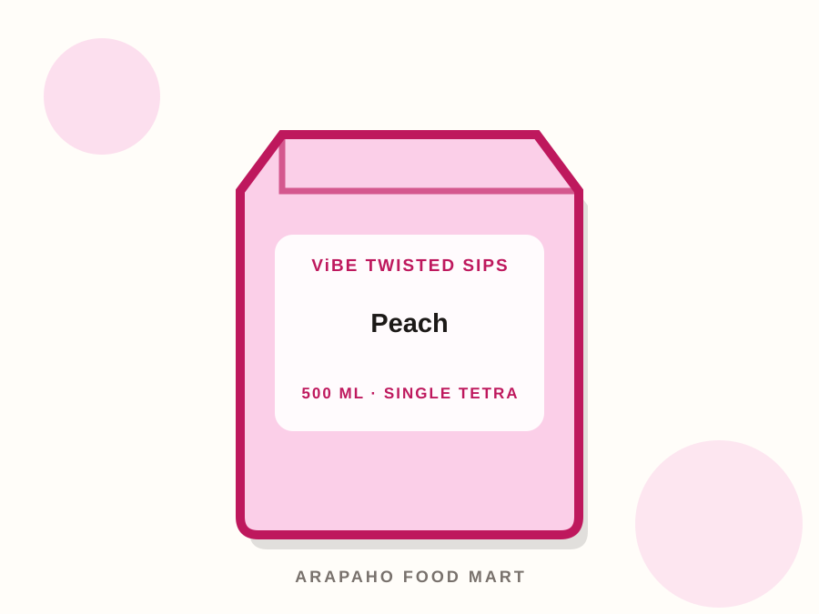 ViBE Twisted Sips Peach product
