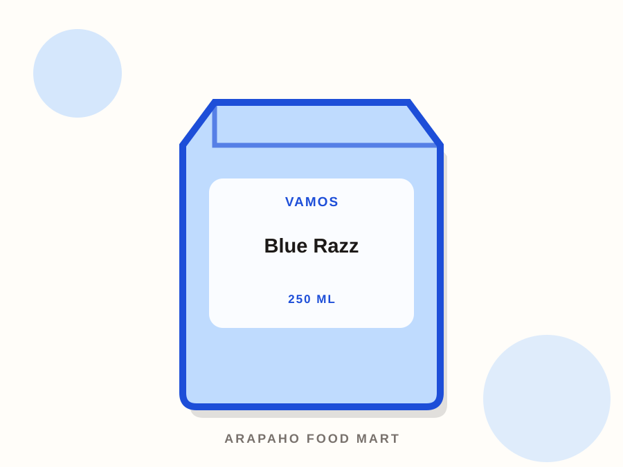 Vamos Blue Razz product