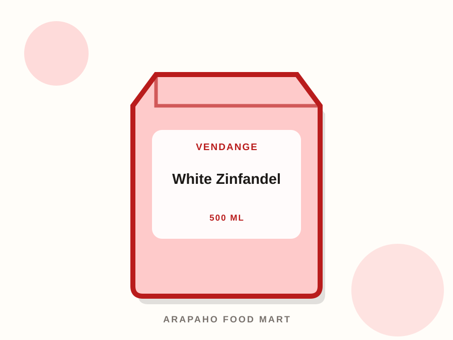 Vendange White Zinfandel product