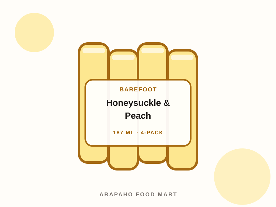 Barefoot Honeysuckle & Peach product