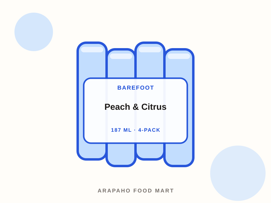 Barefoot Peach & Citrus product