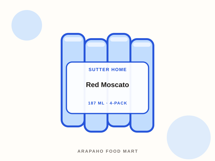 Sutter Home Red Moscato product