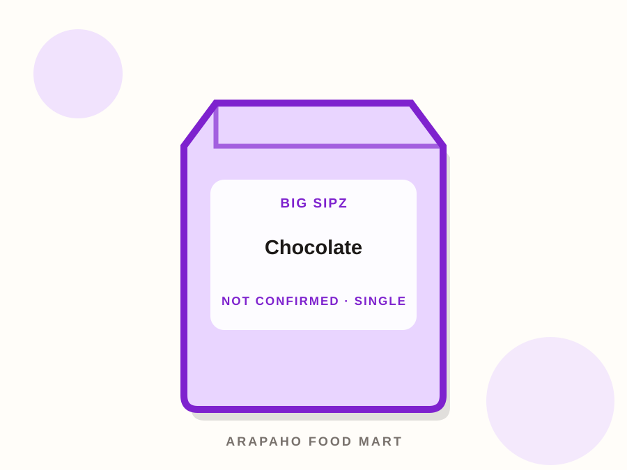 Big Sipz Chocolate product
