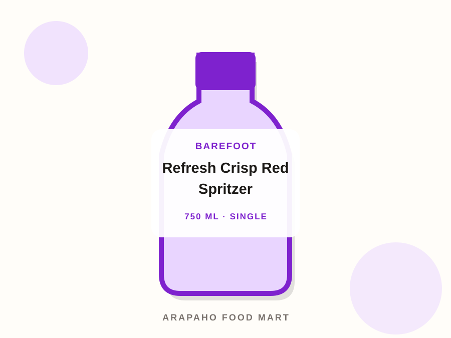 Barefoot Refresh Crisp Red Spritzer product