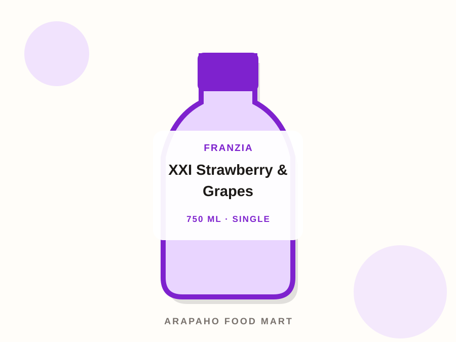 XXI Strawberry & Grapes product