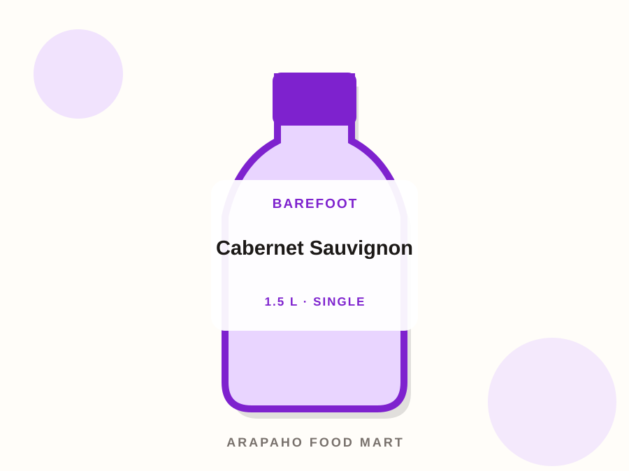 Barefoot Cabernet Sauvignon product