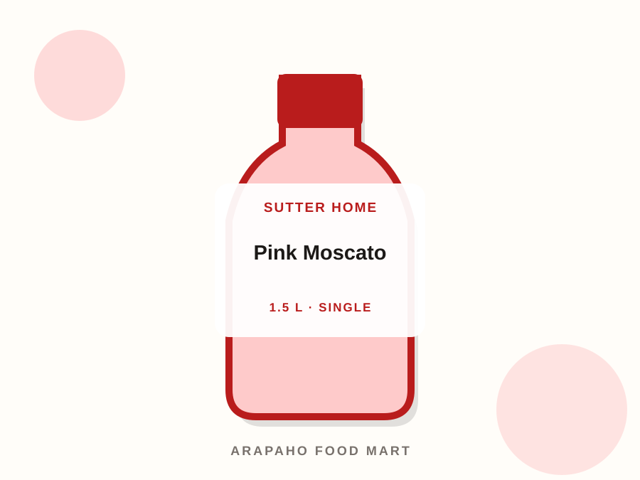 Sutter Home Pink Moscato product