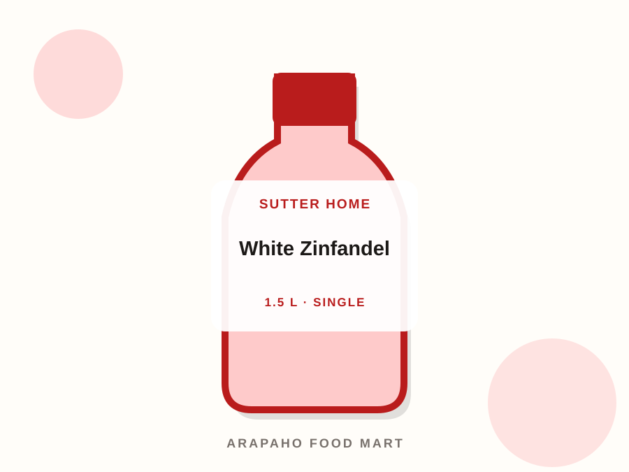 Sutter Home White Zinfandel product